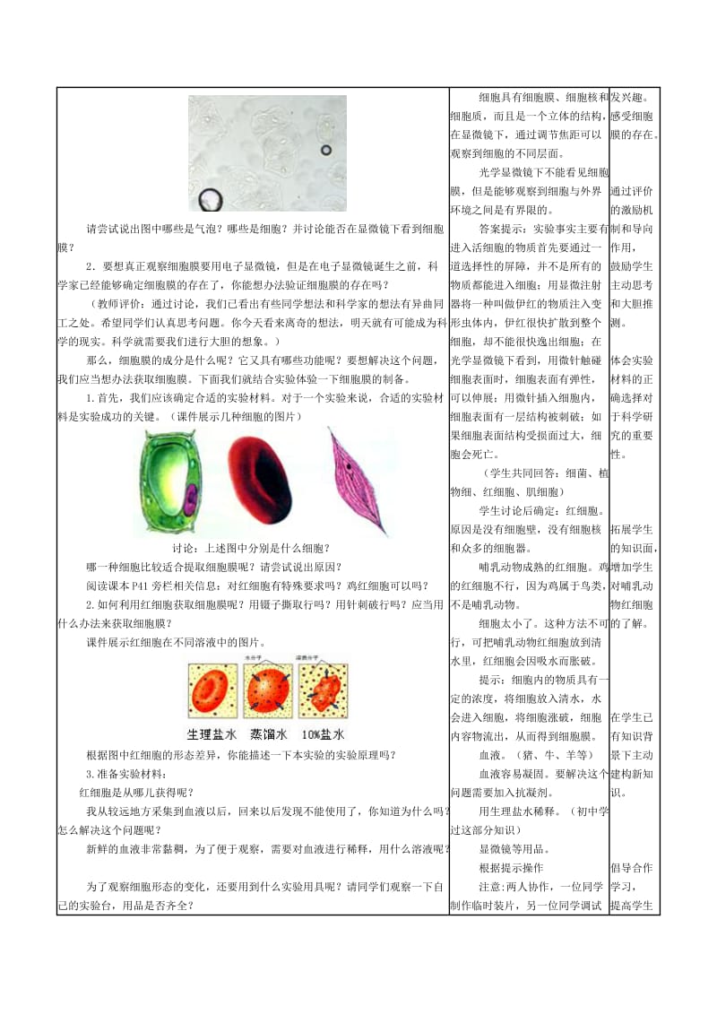 细胞膜——系统的边界-教学设计_第2页