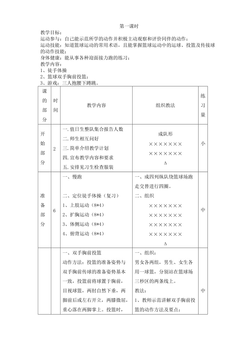 小学篮球教案_第2页