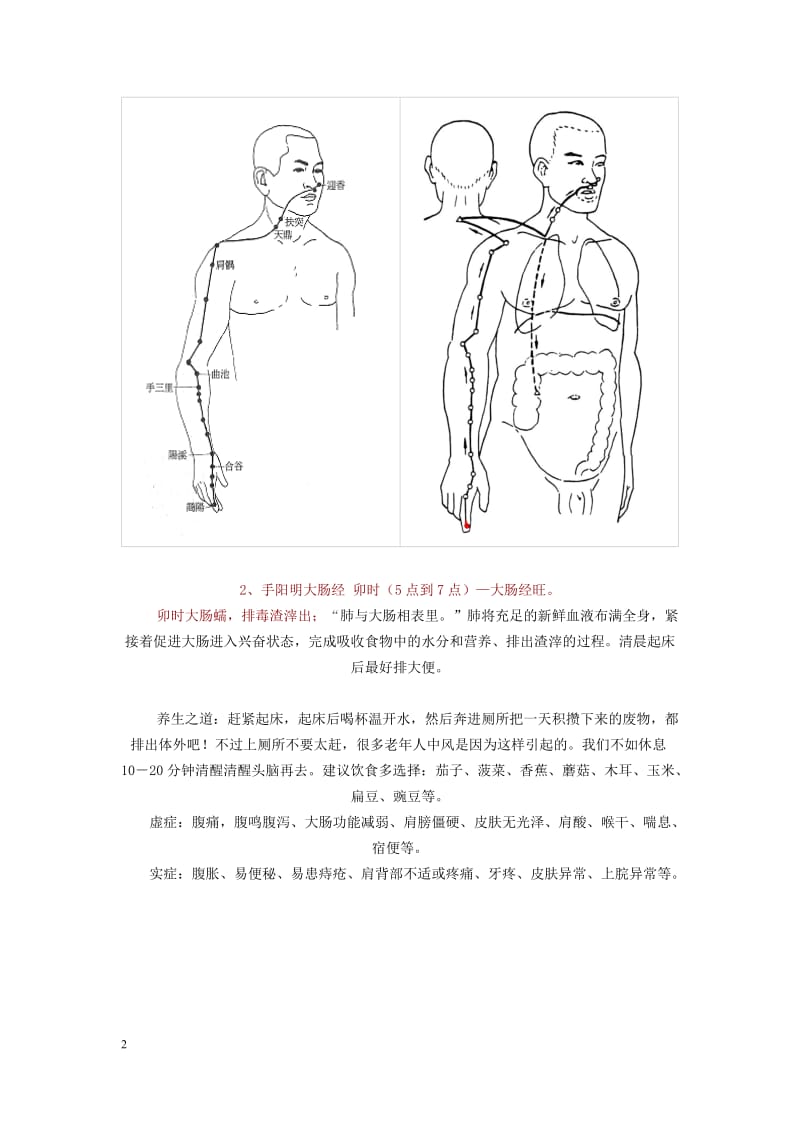 十二时辰和人体经络走向示意图_第2页