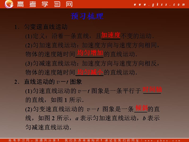 高中物理总复习课件 2.3 从自由落体到匀变速直线运动 第1课时（粤教必修1）_第3页