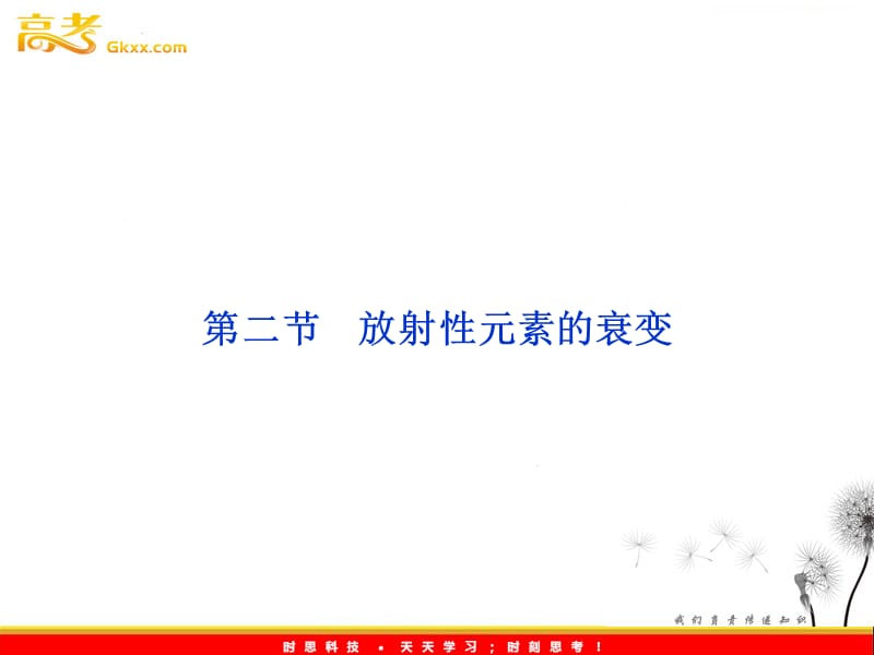 物理：第4章第二节《放射性元素的衰变》课件（粤教版选修3-5）_第2页