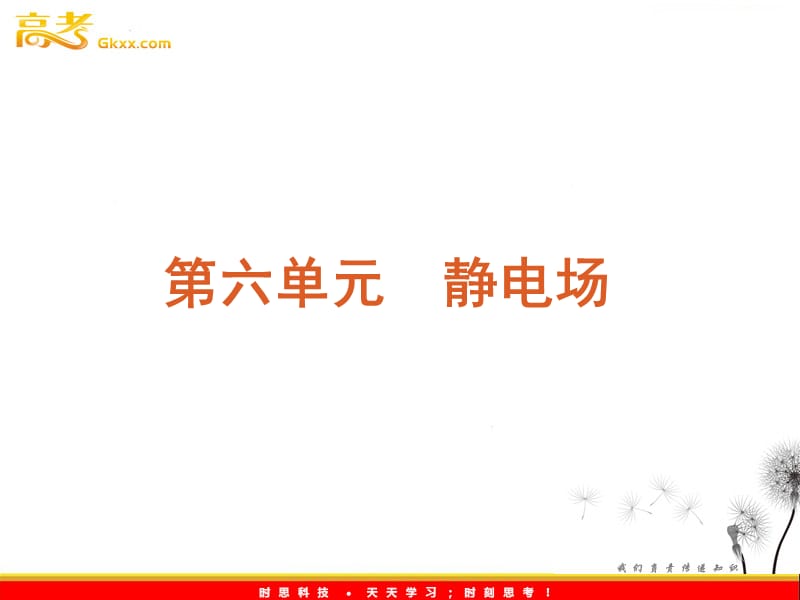 高考物理复习课件（新课标）：6-27《电场的力的性质》_第2页