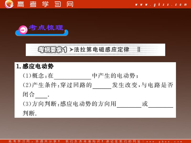 高考物理一轮复习易错剖析课件：选修3-2.9.2法拉第电磁感应定律、互感和自感 （沪科版）_第3页