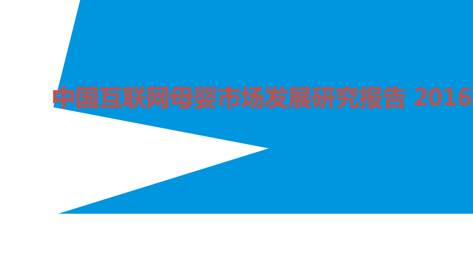 2016年中國互聯(lián)網(wǎng)母嬰行業(yè)發(fā)展分析研究報告_第1頁