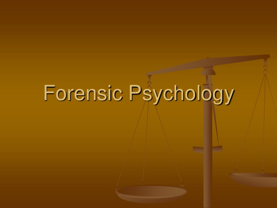 ForensicPsychology-TheFreeZoneMidwesternStateUniversity法醫(yī)心理學-保稅區(qū)中西部州立大學_第1頁