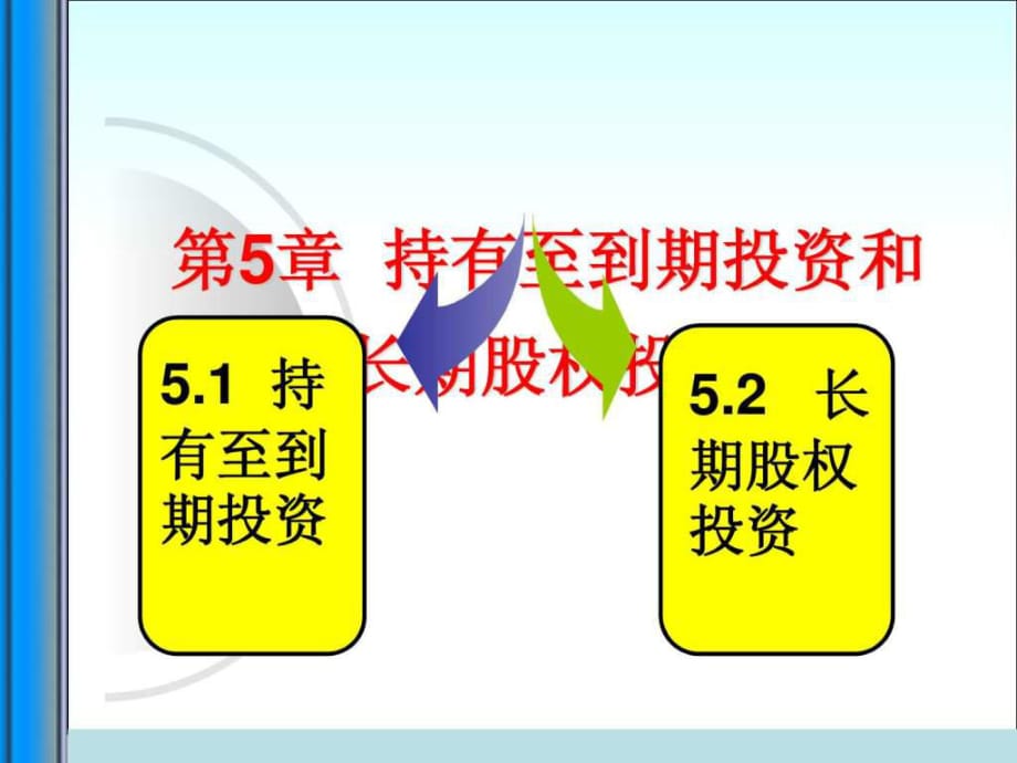 《長期股權(quán)投資》PPT課件_第1頁