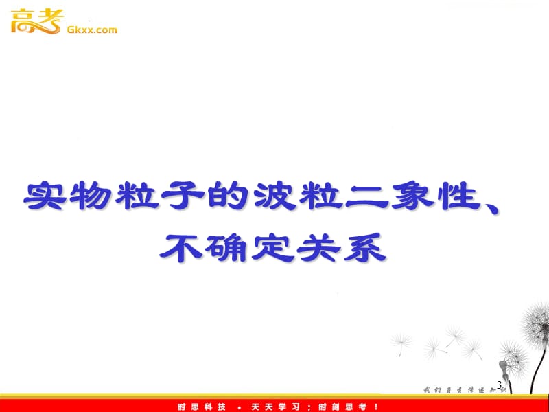 高中物理第三节《崭新的一页：粒子的波动性》课件6（32张PPT）（人教版选修3-5）_第3页