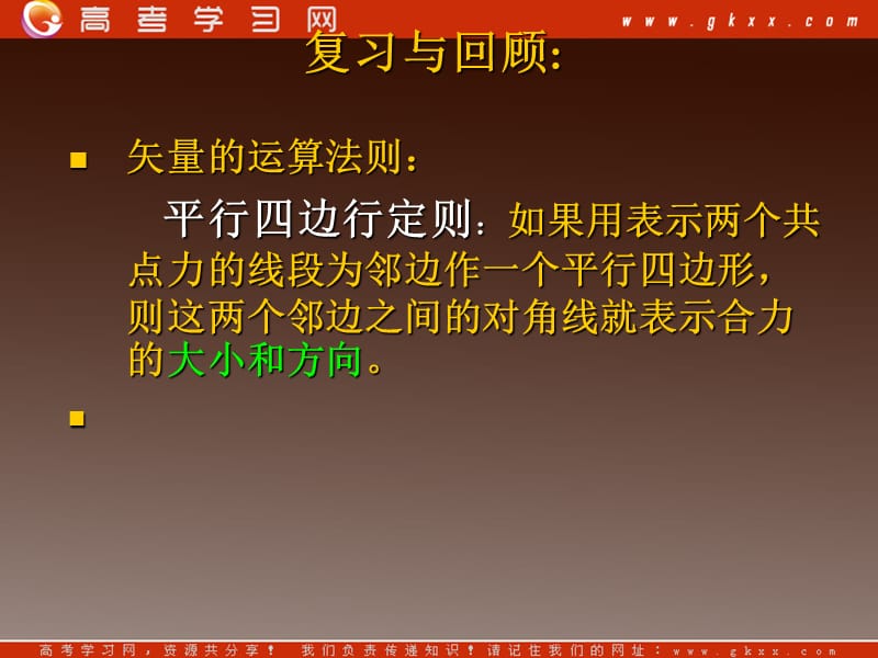 高中物理总复习课件 3.5 共点力的平衡条件 9_第3页