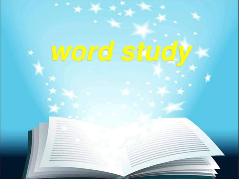 wordstudy英语单词词根介绍_第1页