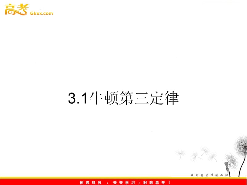 高中物理：3.1《牛顿第三定律》课件1（沪科版必修1）_第2页