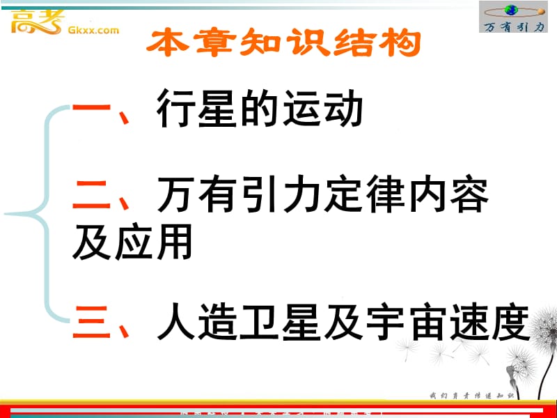 高中物理（新人教必修二）：第六章《万有引力与航天》_第3页