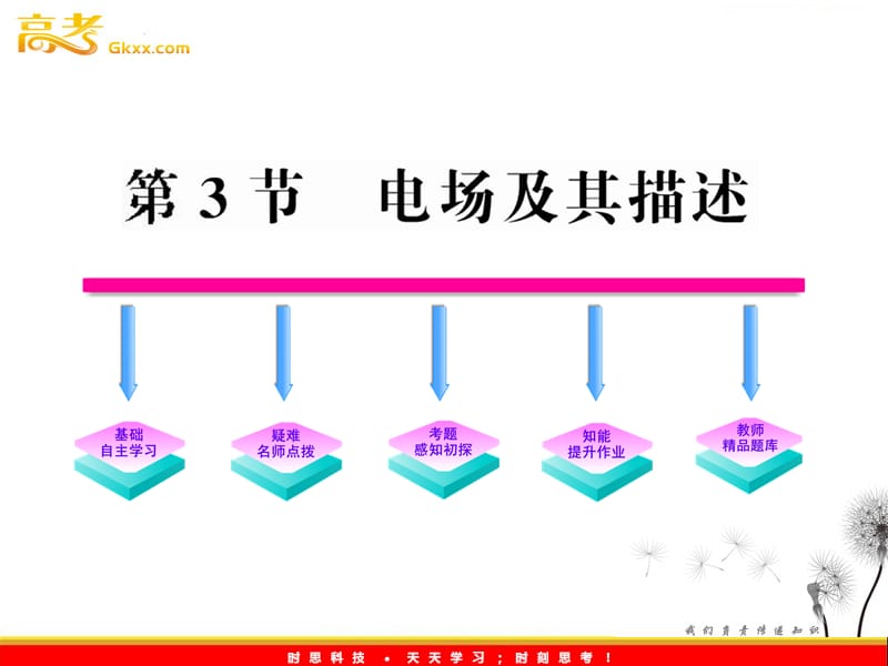 物理 ：选修3-1 1.3《电场及其描述》课件（鲁科版）_第2页