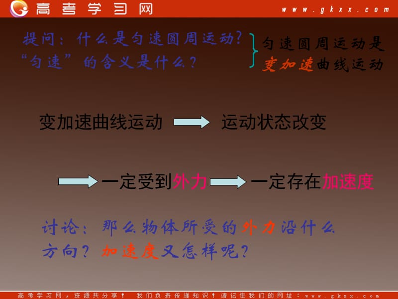 高一物理《向心加速度》课件_第3页