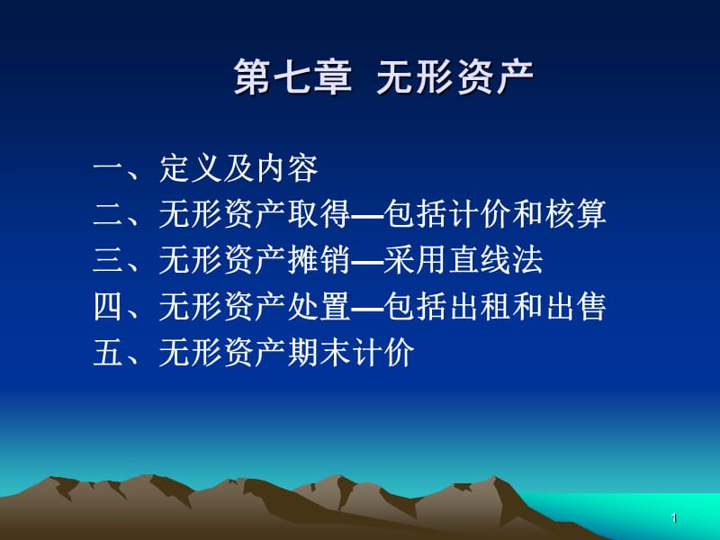 上海師范大學(xué)財(cái)務(wù)會(huì)計(jì)7無(wú)形資產(chǎn)_第1頁(yè)