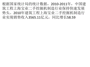 中國建筑挖掘機行業(yè)大浪淘沙年代到來