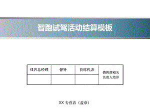 東風(fēng)悅達(dá)起亞活動(dòng)結(jié)算模板