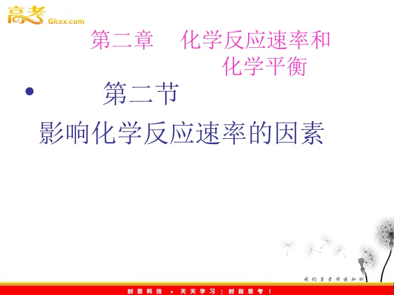 高二化学课件：2.2《影响化学反应速率的因素》（新人教版选修4）gaoer_第2页