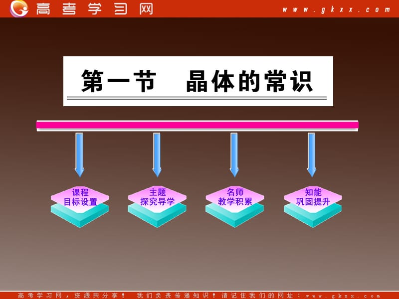 高中化学 第三章第一节《晶体的常识》课件（新人教版选修3）_第2页