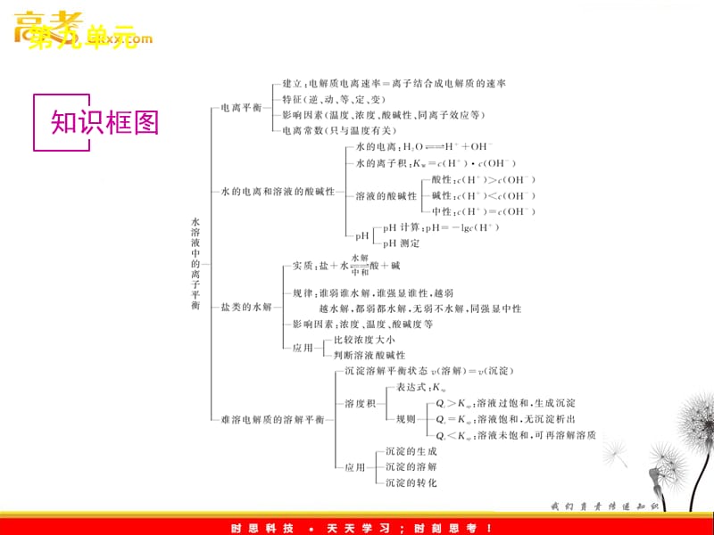 高考化学专题复习第9单元《水溶液中的离子平衡》（鲁科版）_第3页