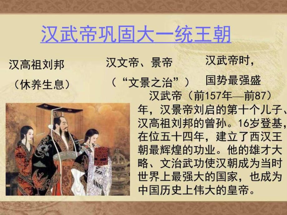 歷史上冊第12課《漢武帝鞏固大一統(tǒng)王朝》課件(共_第1頁