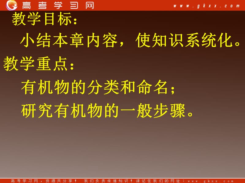 高二化学《第一章 认识有机化合物》归纳整理课件_第3页