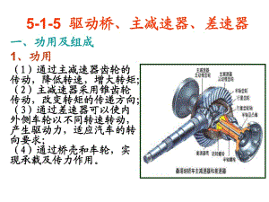 《驅(qū)動(dòng)橋主減速器》PPT課件