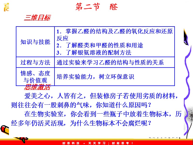 化学：3.2《醛》课件（5）（人教版选修5）_第2页