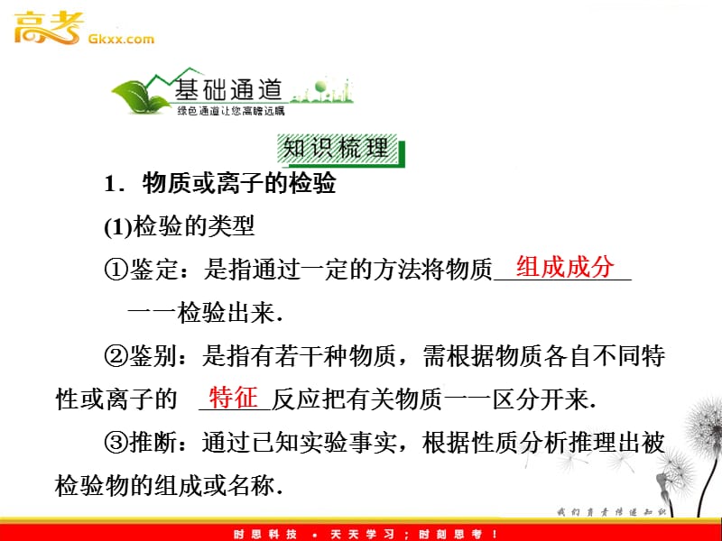 高一化学《2.1 物质的检验、分离和提纯》课件_第3页