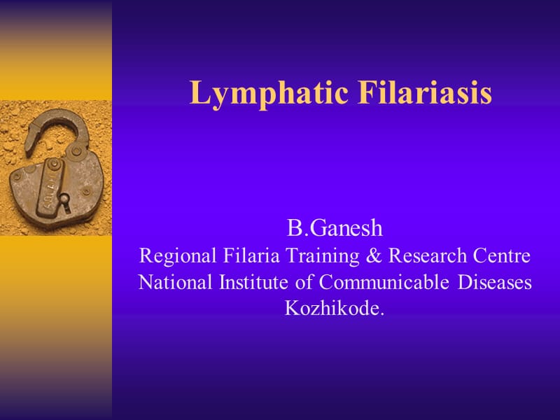 LymphaticFilariasisEpidemiology-亞歷山大圖書館_第1頁