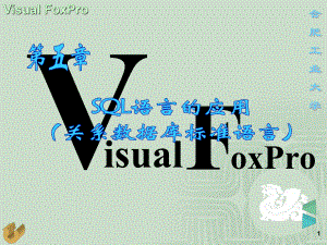 VFP第5章SQL語(yǔ)言的應(yīng)用