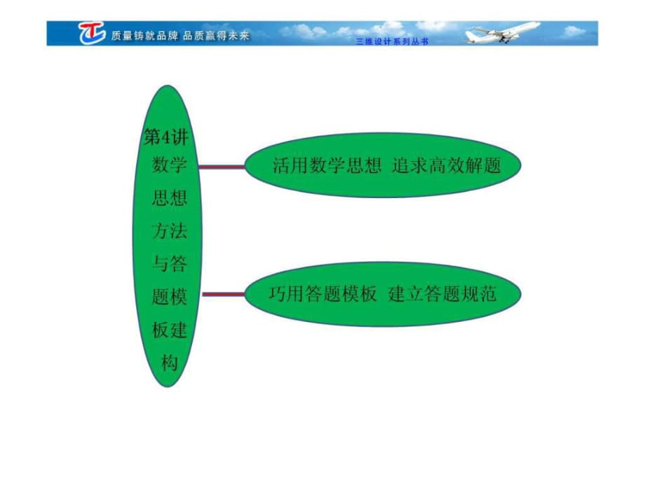 专题二第四讲数学思想方法与答题模板建构_第1页