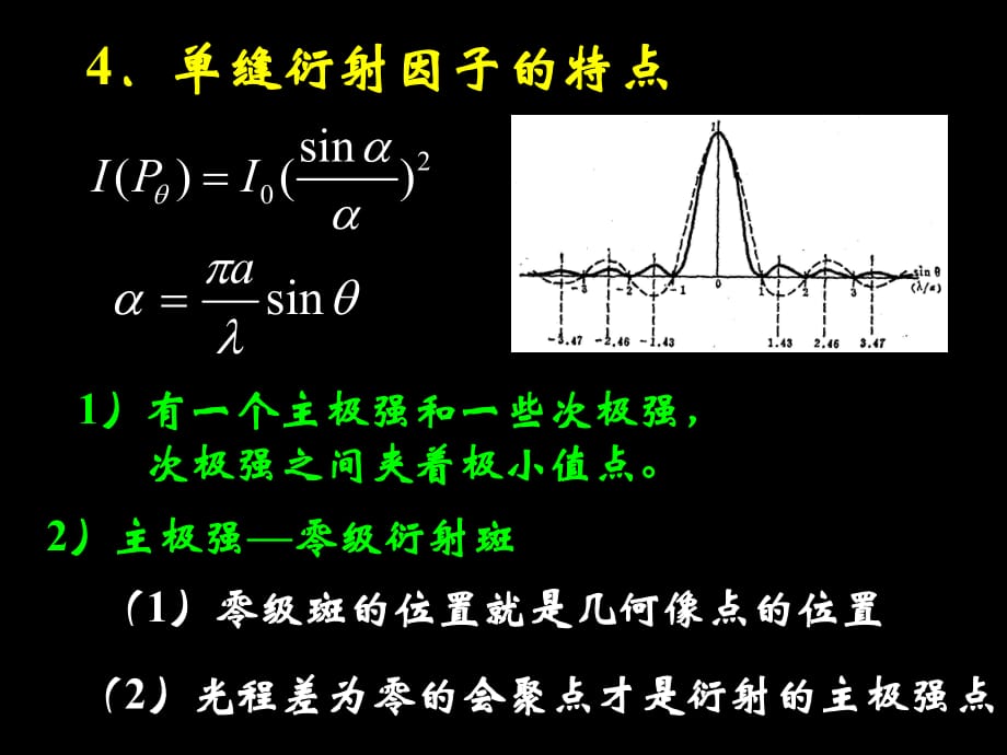 大学光学经典课件L11单缝衍射因子的特点_第1页