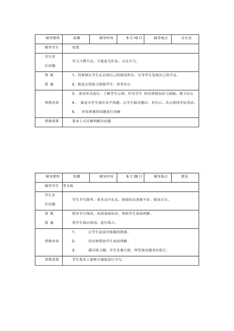 小学学困生辅导记录_第3页