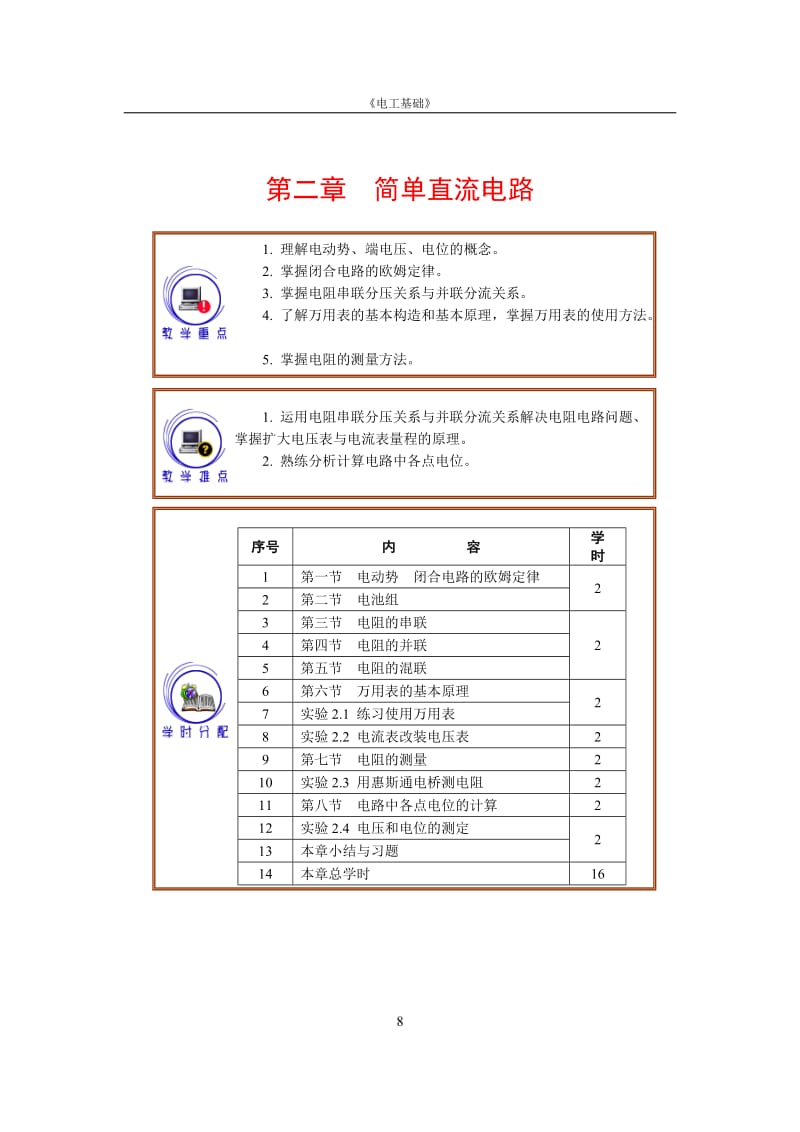 周绍敏版《电工基础》第二章电子教案_第1页