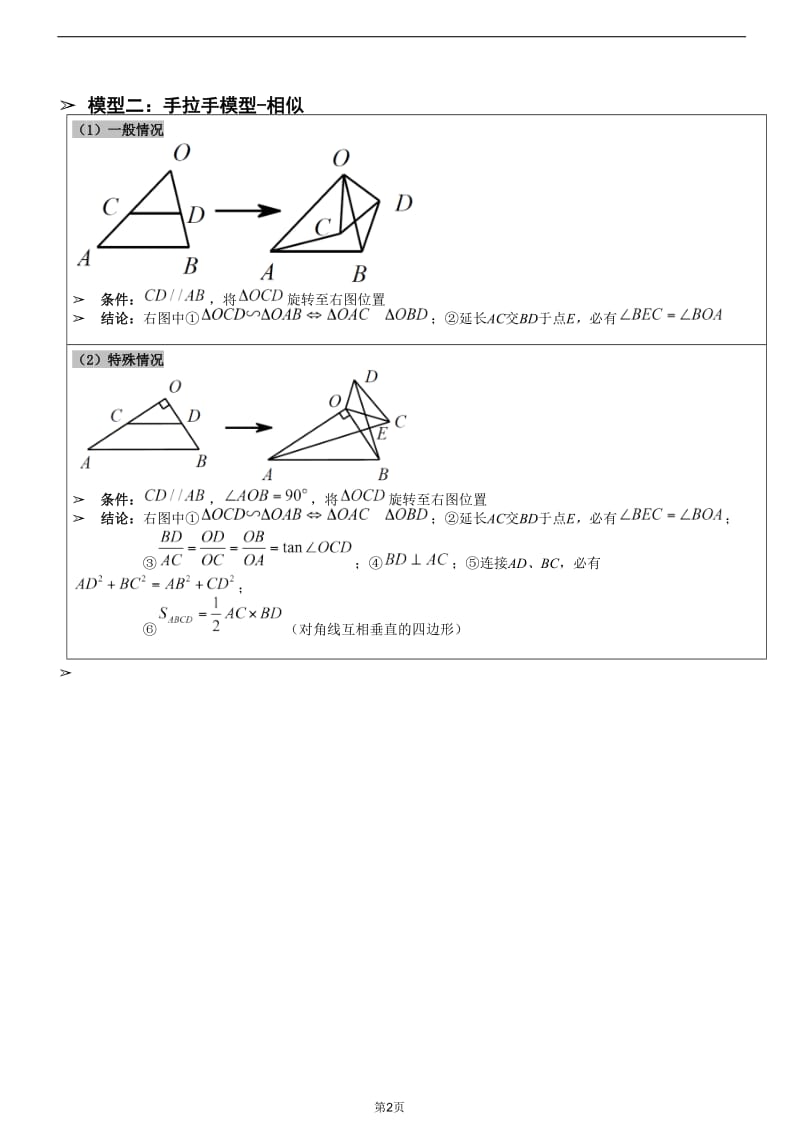 中考数学常见几何模型简介_第2页