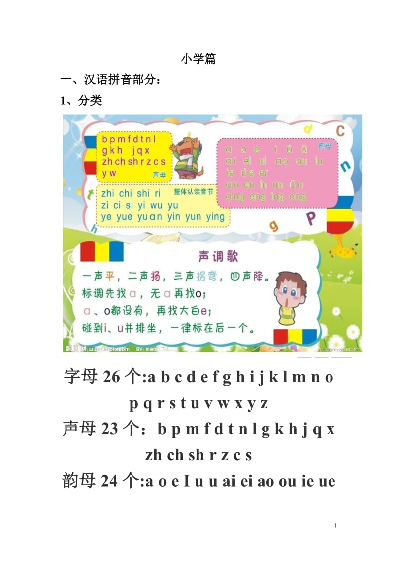 中小学语文基础知识手册_第1页