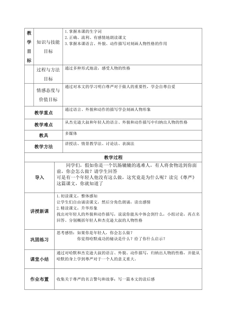 小学语文教案模板两篇_第3页