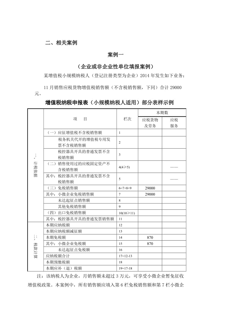 新小规模纳税申报表填报范例_第2页