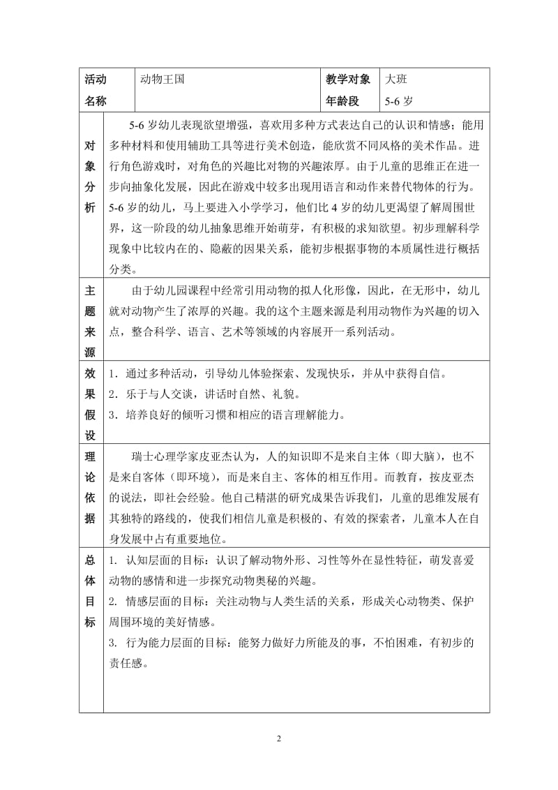 学前教育毕业设计样稿_第2页