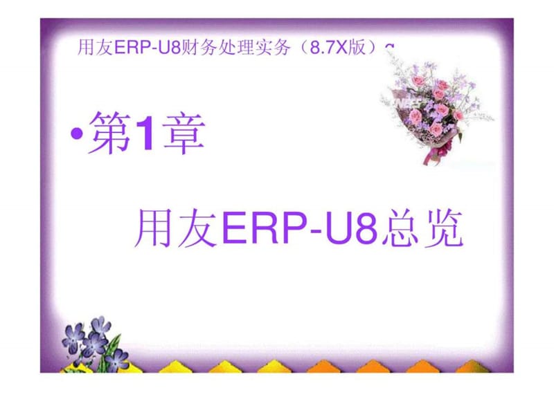 用友ERP-U8操作详程_第1页