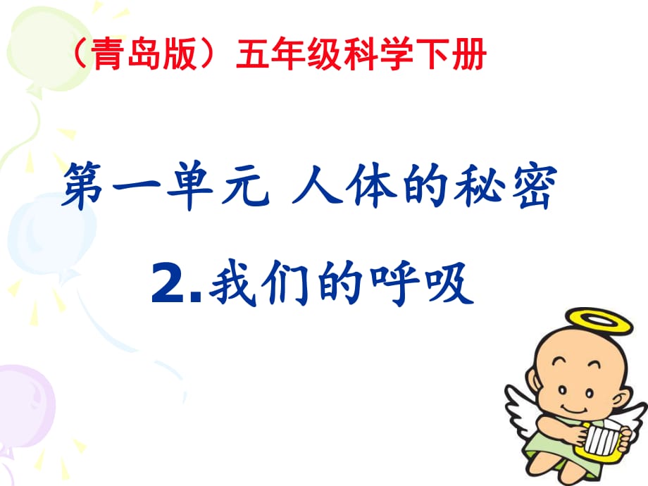 小學(xué)科學(xué)《我們的呼吸》課件_第1頁