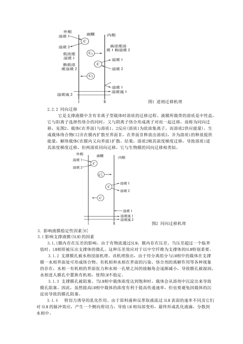 液膜分离技术的研究现状_第3页