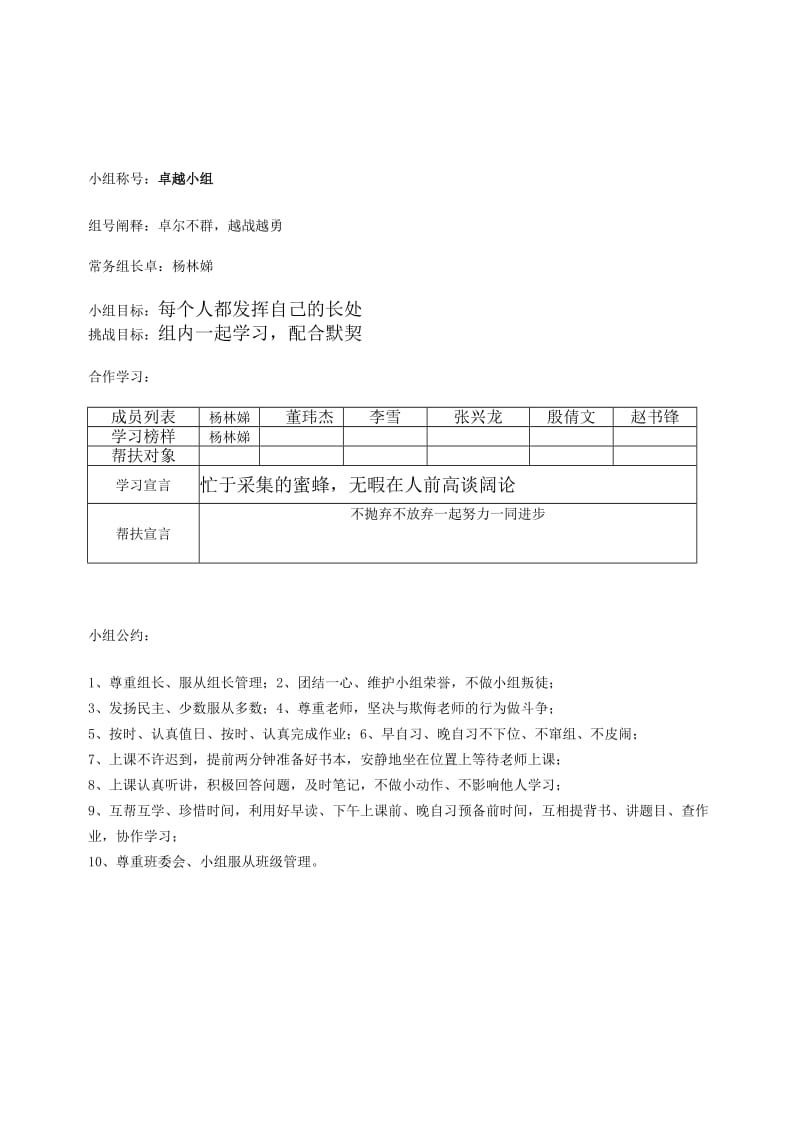 小组合作学习组名口号目标组训1.3(1)_第2页