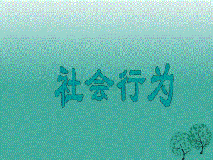 八年級(jí)生物上冊(cè) 5_2_3 社會(huì)行為課件 （新版）新人教版1 (2)