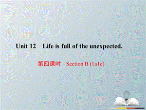 九年級英語全冊 Unit 12 Life is full of the unexpected（第4課時）Section B（1a-1e）課件 （新版）人教新目標版