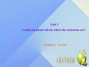 九年級英語全冊 Unit 3 Could you please tell me Section A（1a-2d）課件 （新版）人教新目標(biāo)版