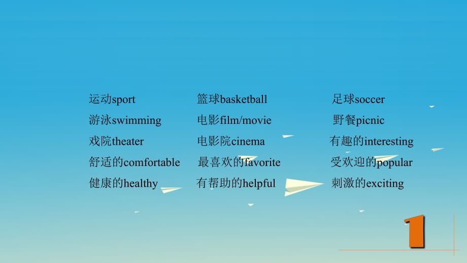 中考英語突破復(fù)習(xí)（第二部分 話題部分）十 娛樂與運動（Entertainments and Sports）課件_第1頁