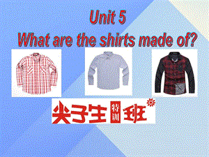 九年級(jí)英語全冊(cè) Unit 5 What are the shirts made of課件 （新版）人教新目標(biāo)版