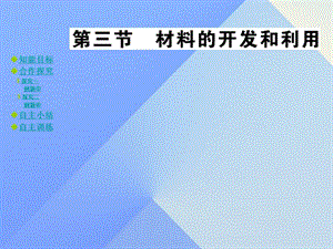 九年級(jí)物理全冊(cè) 第20章 能源、材料與社會(huì) 第3節(jié) 材料的開發(fā)和利用教學(xué)課件 （新版）滬科版