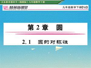 九年級數(shù)學(xué)下冊 2_1 圓的對稱性課件 （新版）湘教版 (2)